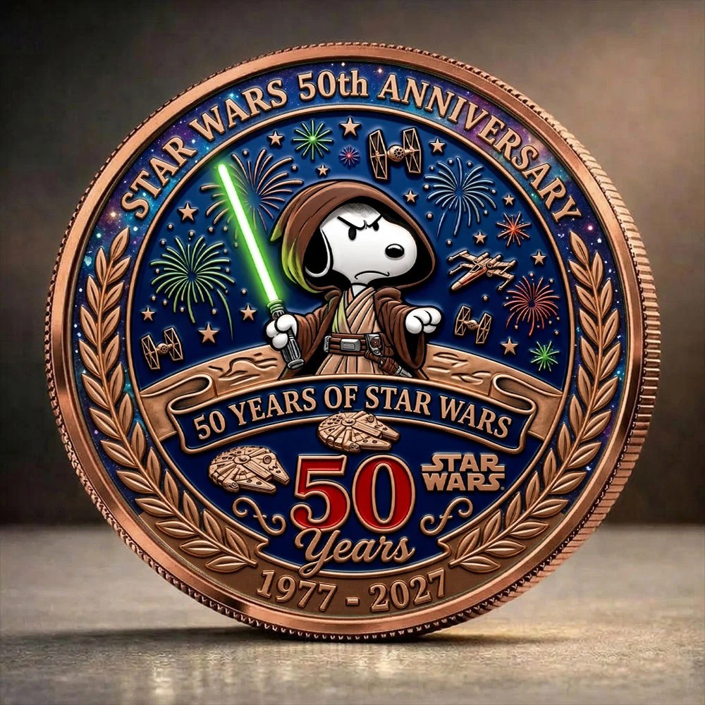 Star Wars x Snoopy 50th Anniversary Commemorative Coin – TANTN25001