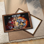 Star Trek 60th Anniversary Rectangle Canvas With Inner Frame – HOATT17006
