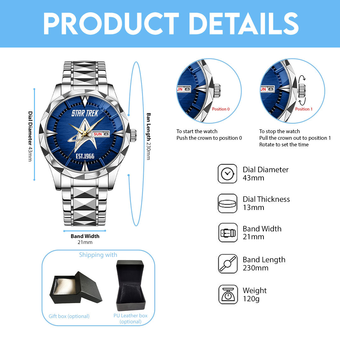 Star Trek Alloy Luxury Quartz Watch – HOATT 11974