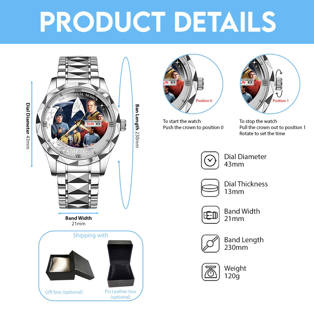 Star Trek Alloy Luxury Quartz Watch – HOATT12400