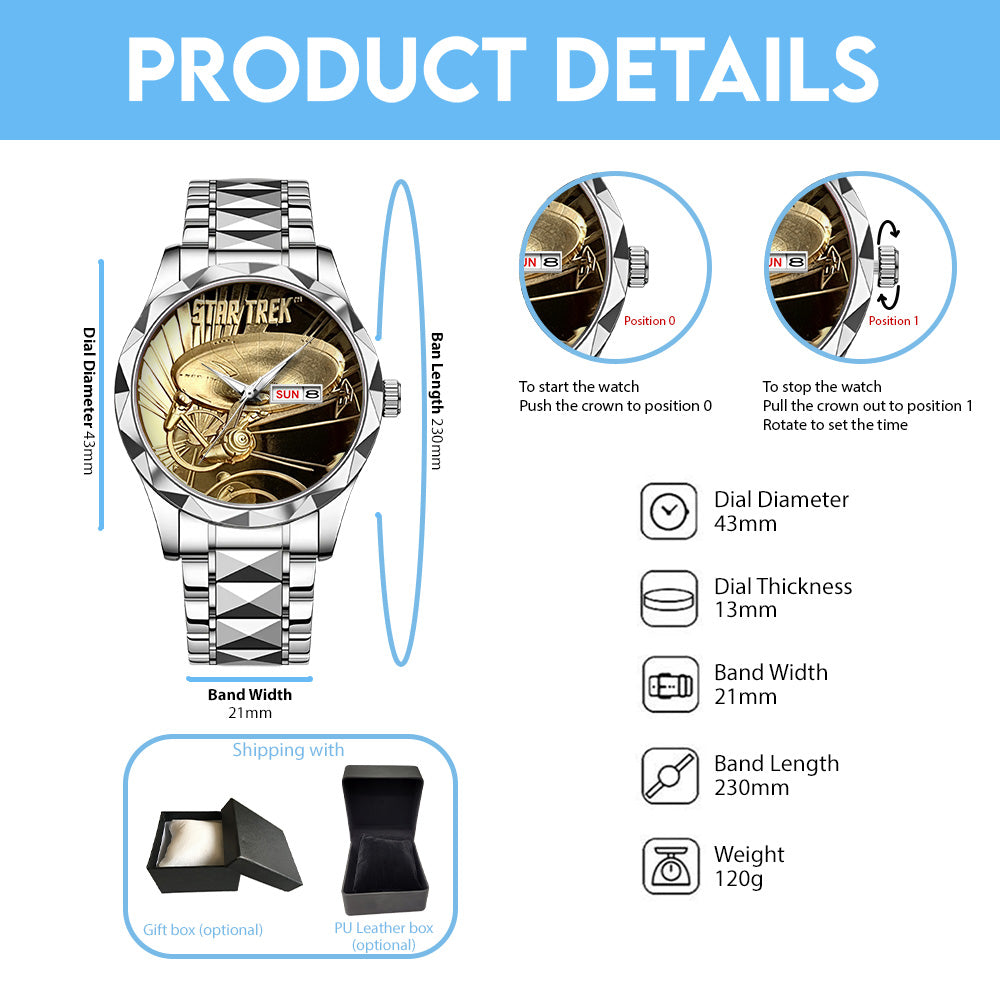 Star Trek Alloy Luxury Quartz Watch – TANTN16995