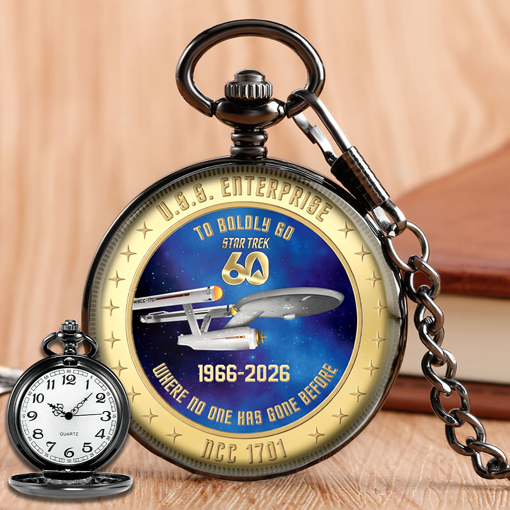 Star Trek 60th Anniversary Pocket Watch – MAITM15258