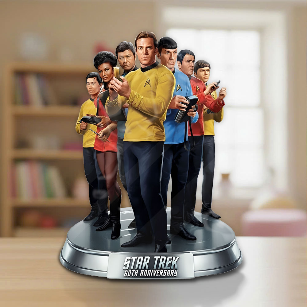 Star Trek 60th Anniversary Custom Shape Acrylic Plaque – TMTHU3906