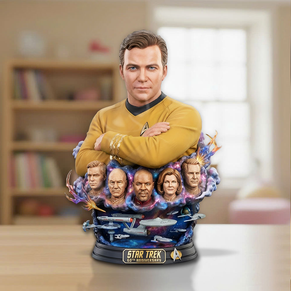 Star Trek 60th Anniversary Custom Shape Acrylic Plaque – TMTHU3547