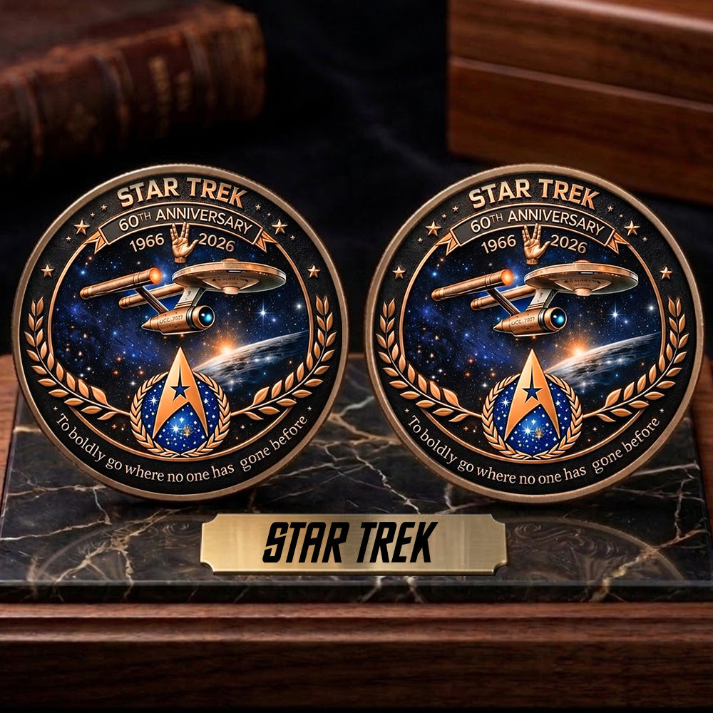 Star Trek 60th Anniversary Commemorative Coin – GNE5406
