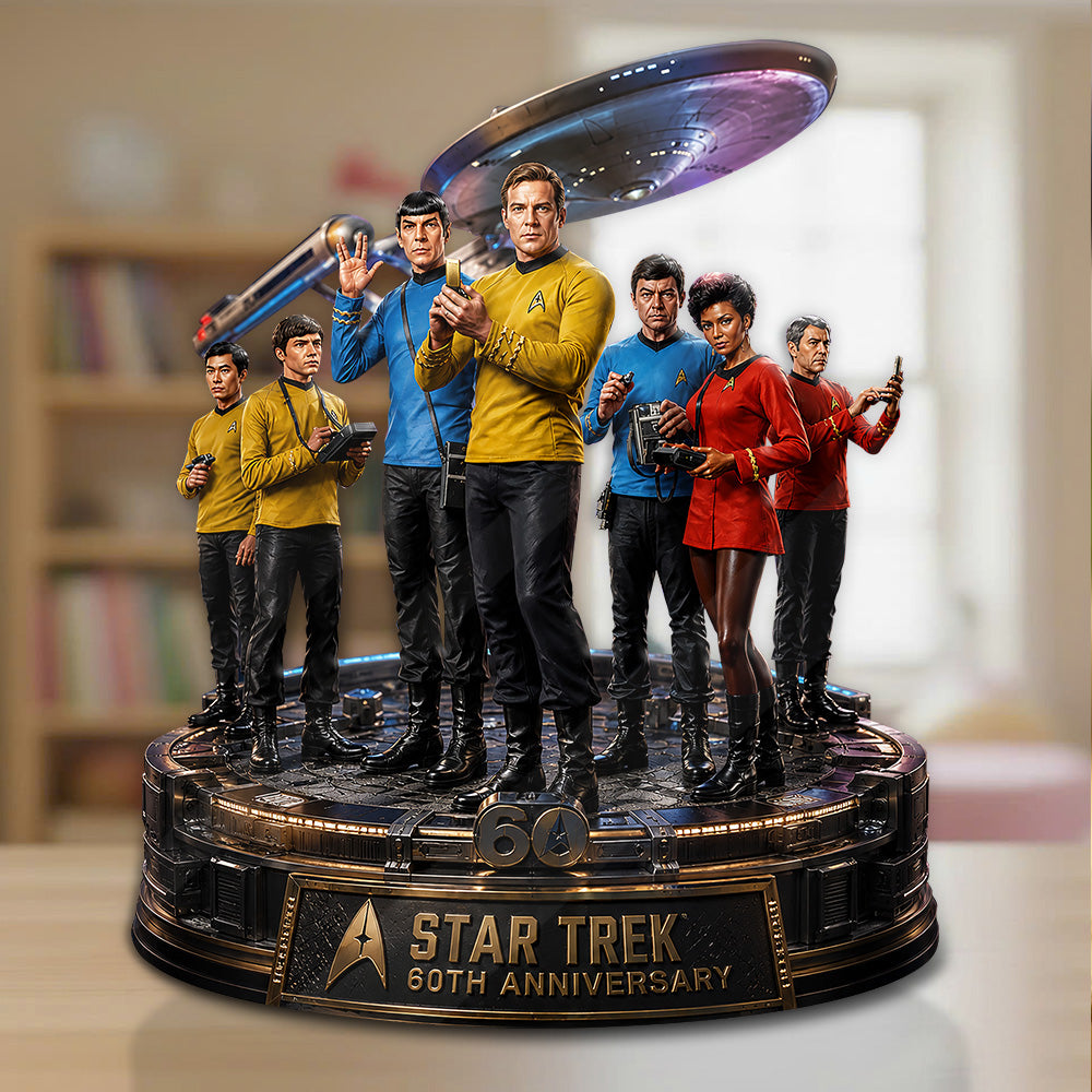 Star Trek 60th Anniversary Custom Shape Acrylic Plaque – GNE7883