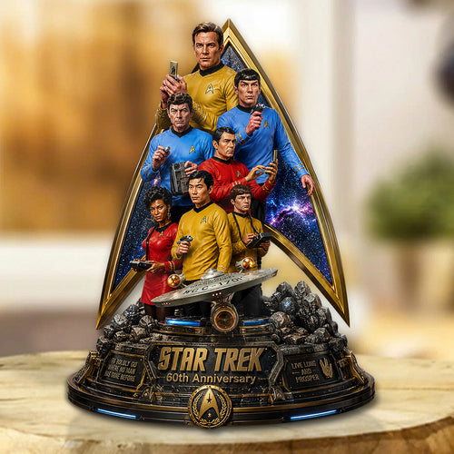 Star Trek 60th Anniversary Custom Shape Acrylic Plaque – GNE7885