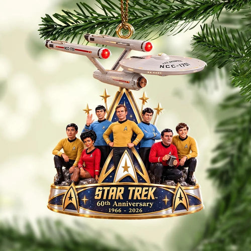 Star Trek 60th Anniversary Custom Shape 2-side Printed Acrylic Ornament – HOATT21378