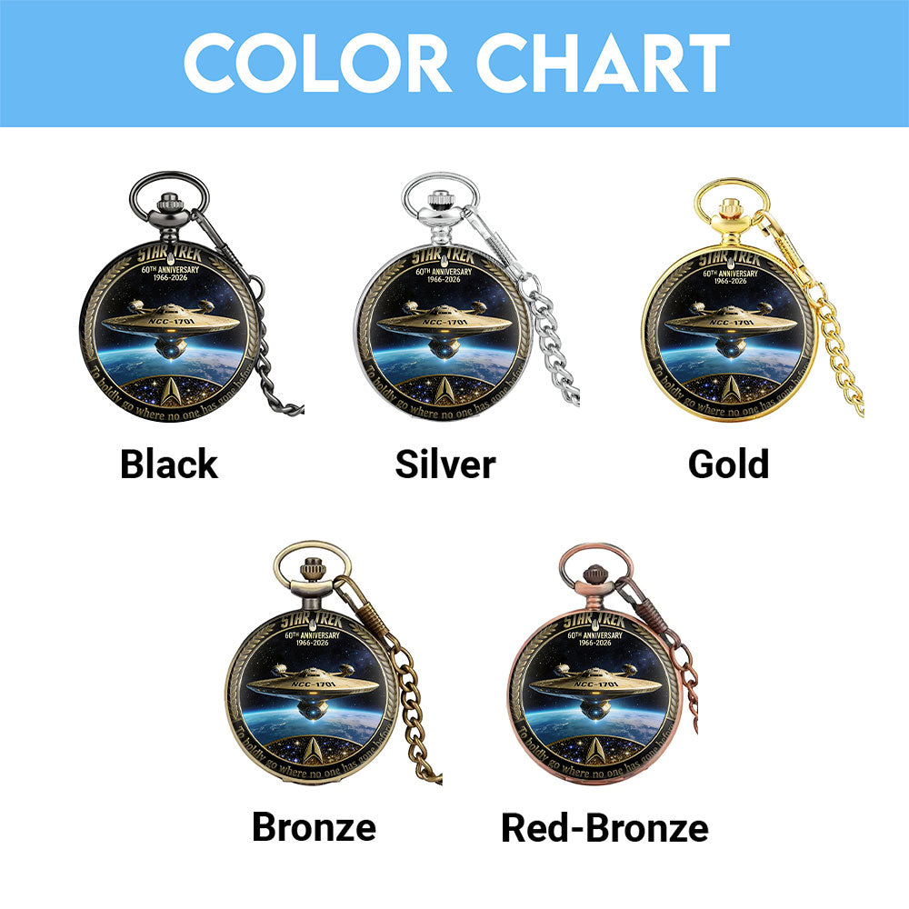 Star Trek 60th Anniversary Pocket Watch – MAITM15224