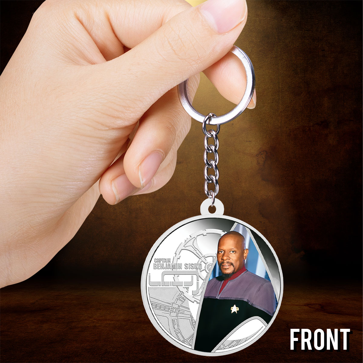 Star Trek: Deep Space Nine Custom Shape 2-sided Keychain – HOATT13733