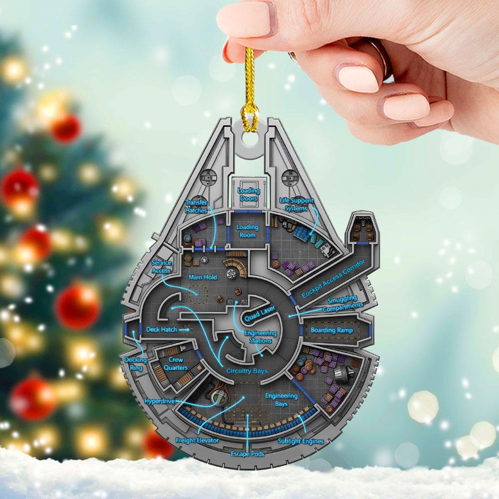 Star Wars Custom Shape 2-sided Acrylic Ornament – TMTHU1824