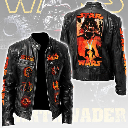 Star Wars 50th Anniversary Motorcycle Leather Jacket – HOATT17718