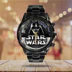 Star Wars Black Stainless Steel Watch – GNE 322
