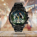 Star Wars Black Stainless Steel Watch – GNE 325