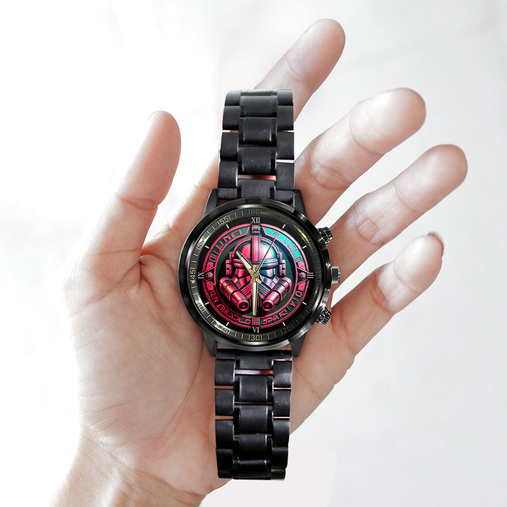 Star Wars Black Stainless Steel Watch – GNE 353