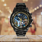 Star Wars Black Stainless Steel Watch – GNE 451