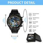 Star Wars Black Stainless Steel Watch – GNE 451