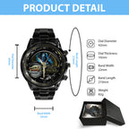 Star Wars Black Stainless Steel Watch – VANDH 2747
