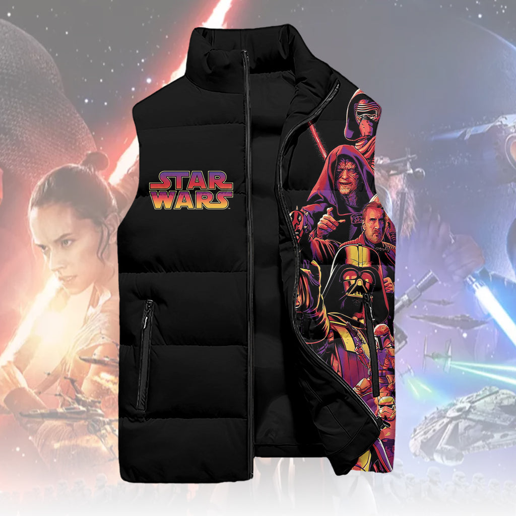 Star Wars 50 Years Anniversary 3D Sleeveless Down Jacket – TMTHU1770