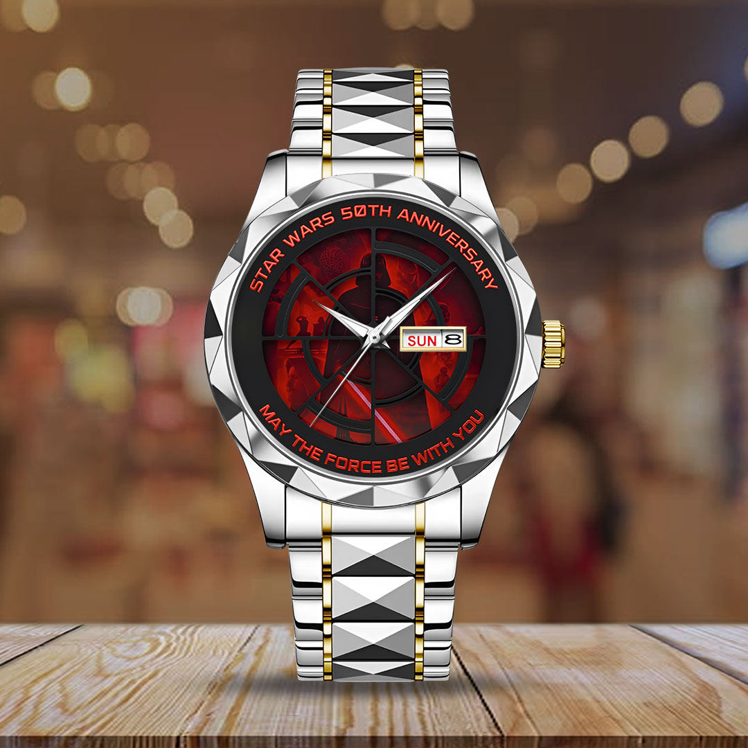 Star Wars 50th Anniversary Alloy Luxury Quartz Watch – TMTHU2343