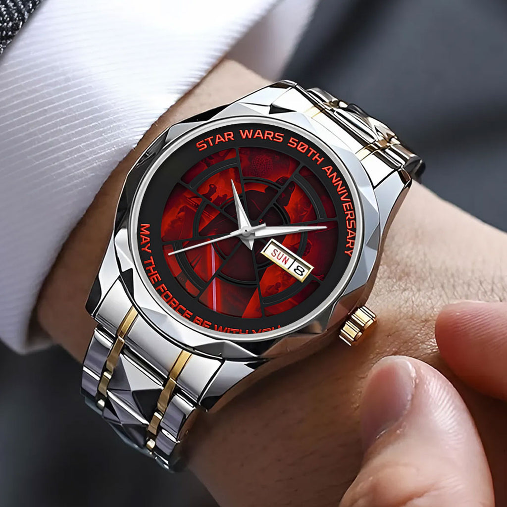 Star Wars 50th Anniversary Alloy Luxury Quartz Watch – TMTHU2343