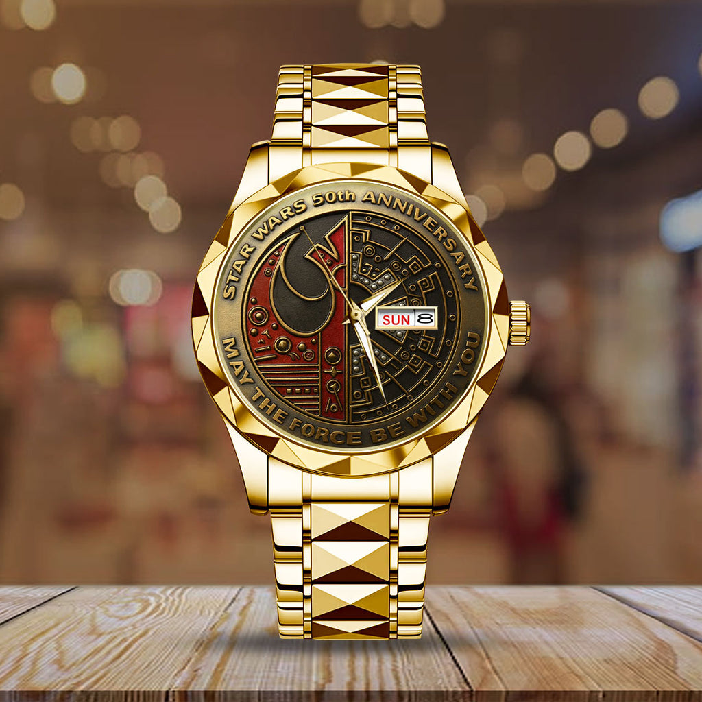 Star Wars 50th Anniversary Alloy Luxury Quartz Watch – TMTHU2600