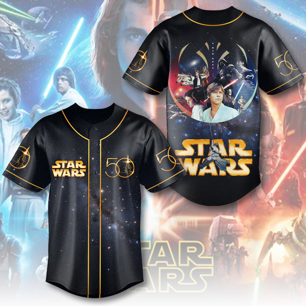 Star Wars 50th Anniversary Baseball Jersey – TMTHU3145