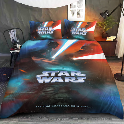 Star Wars 50th Anniversary 3-Piece Duvet Bedding Set – GNE7017