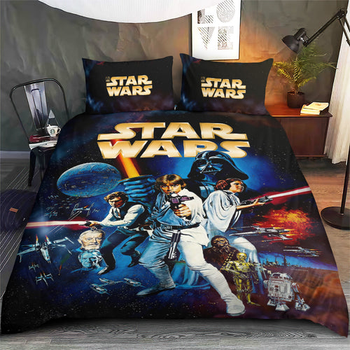 Star Wars 50th Anniversary 3-Piece Duvet Bedding Set – GNE7026