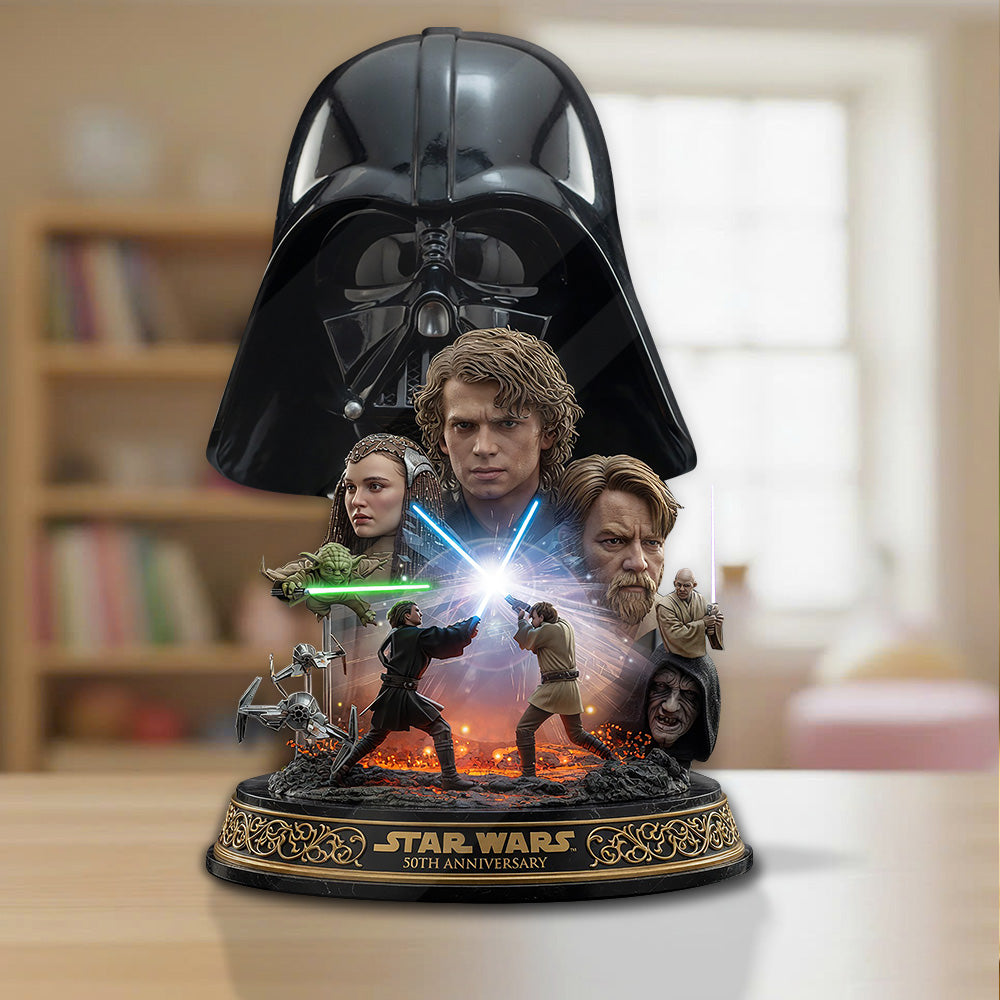 Star Wars 50th Anniversary Custom Shape Acrylic Plaque – GNE6348