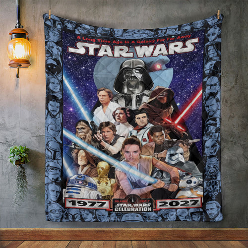 Star Wars 50th Anniversary Quilt Blanket – TMTHU4895