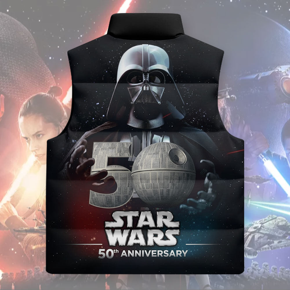Star Wars 50th Anniversary 3D Sleeveless Down Jacket – TMTHU1620