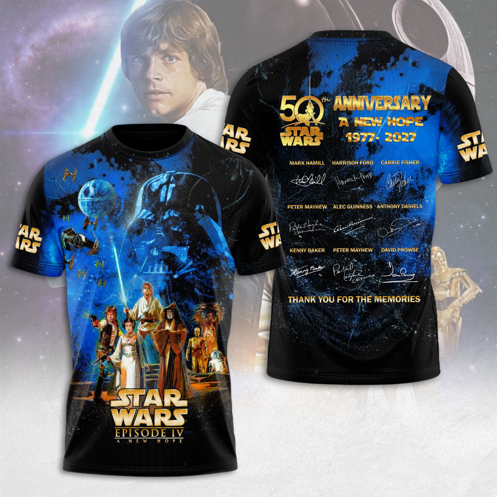 Star Wars 50th Anniversary 3D Apparel – TMTHU4319