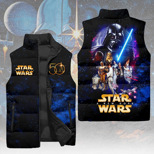 Star Wars 50th Anniversary 3D Sleeveless Down Jacket – HOATT17861
