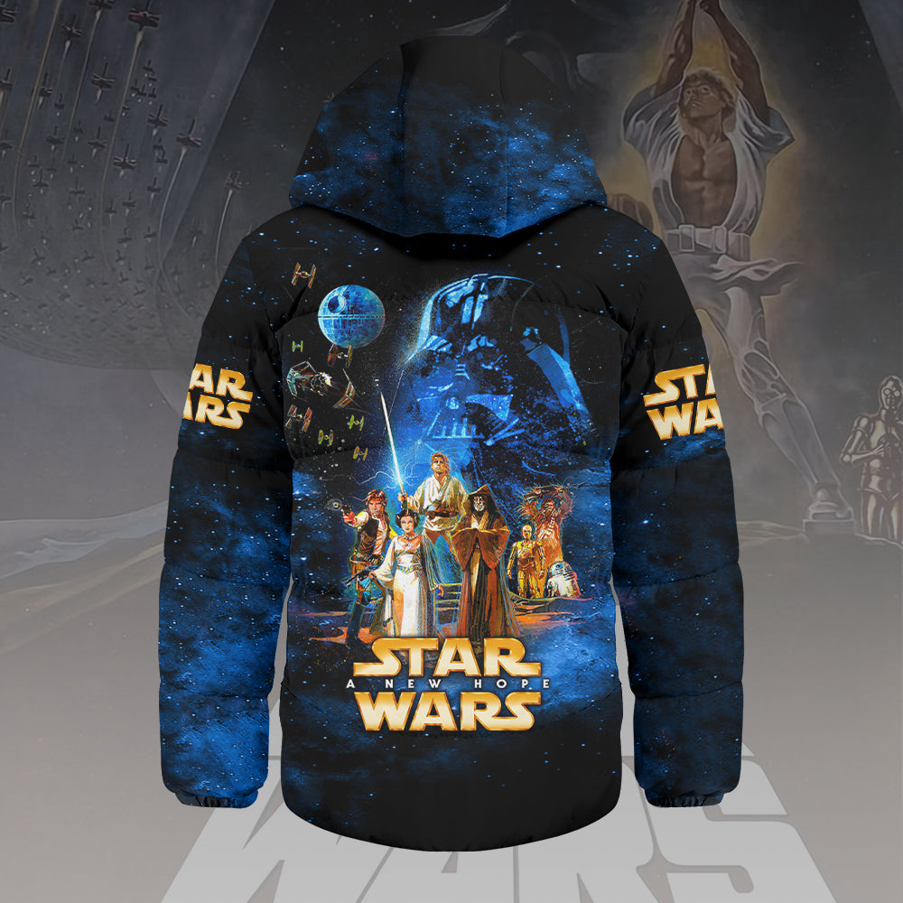 Star Wars 50th Anniversary Thickened Down Hooded Jacket – HOATT15079