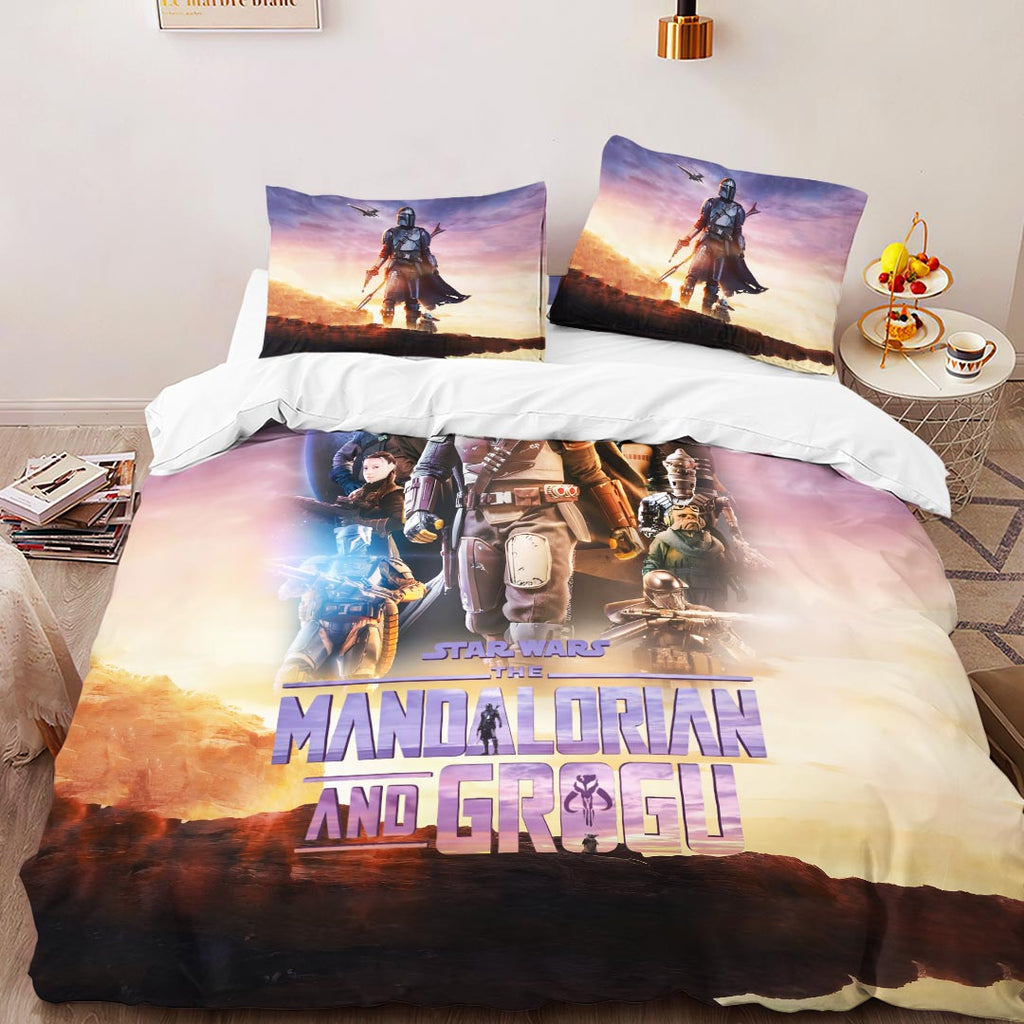 Star Wars: The Mandalorian and Grogu 3-Piece Duvet Bedding Set – HOATT19809
