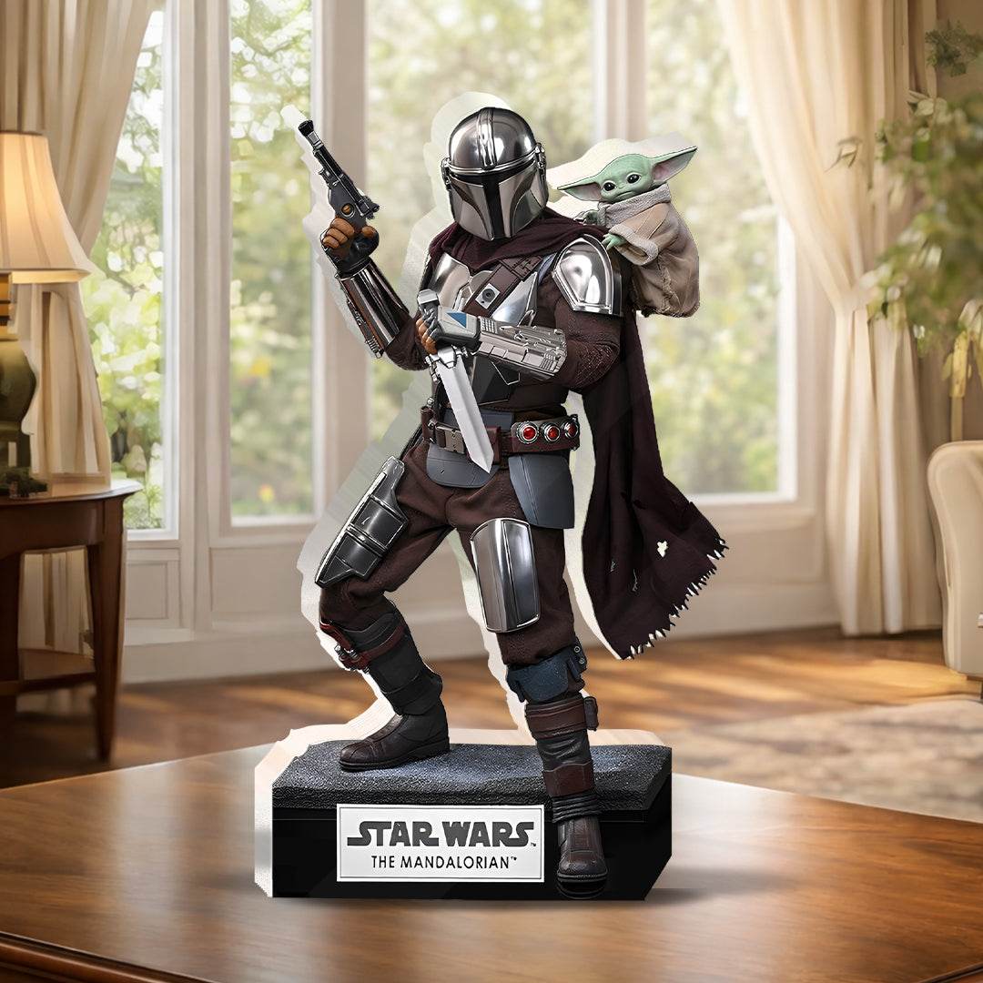 Star Wars: The Mandalorian and Grogu Custom Shape Acrylic Plaque – HOATT17902