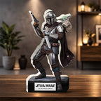 Star Wars: The Mandalorian and Grogu Custom Shape Acrylic Plaque – HOATT17902