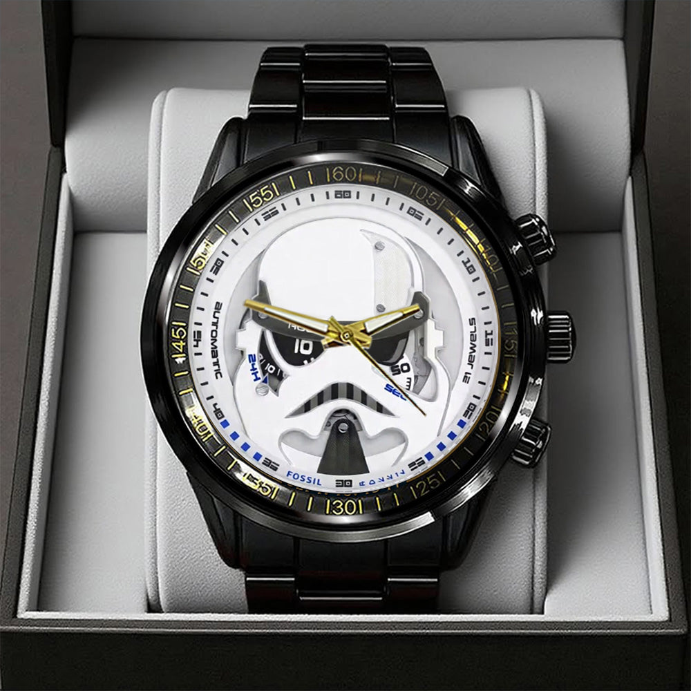 Star Wars Black Stainless Steel Watch – GNE5706