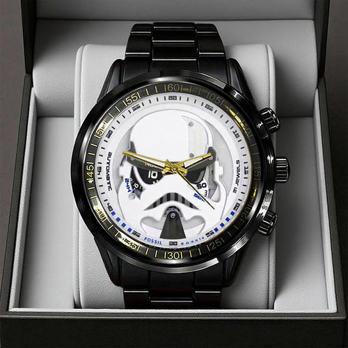 Star Wars Black Stainless Steel Watch – GNE5706