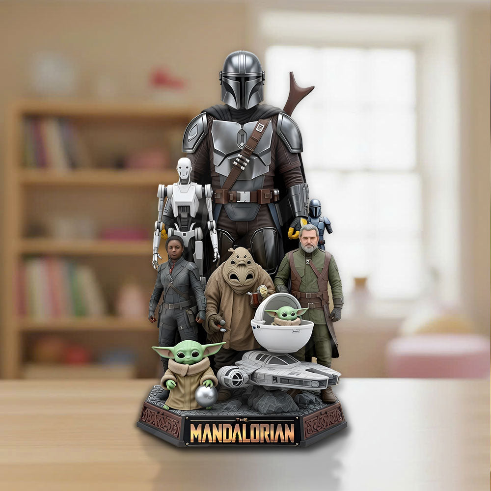 Star Wars x Mandalorian Custom Shape Acrylic Plaque – TMTHU4099