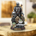 Star Wars x Mandalorian Custom Shape Acrylic Plaque – TMTHU4099