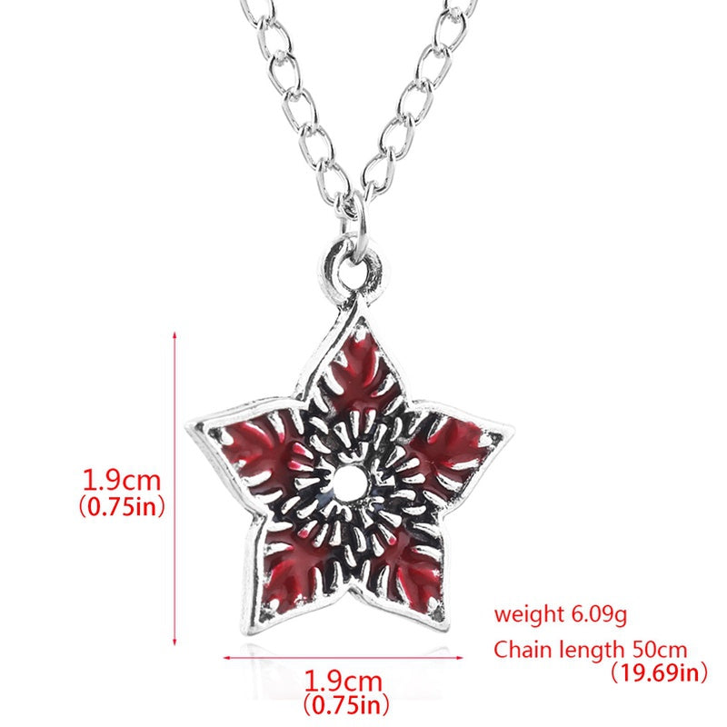 Stranger Things Demogorgon Flower Pendant Necklace – MAITMDROP149