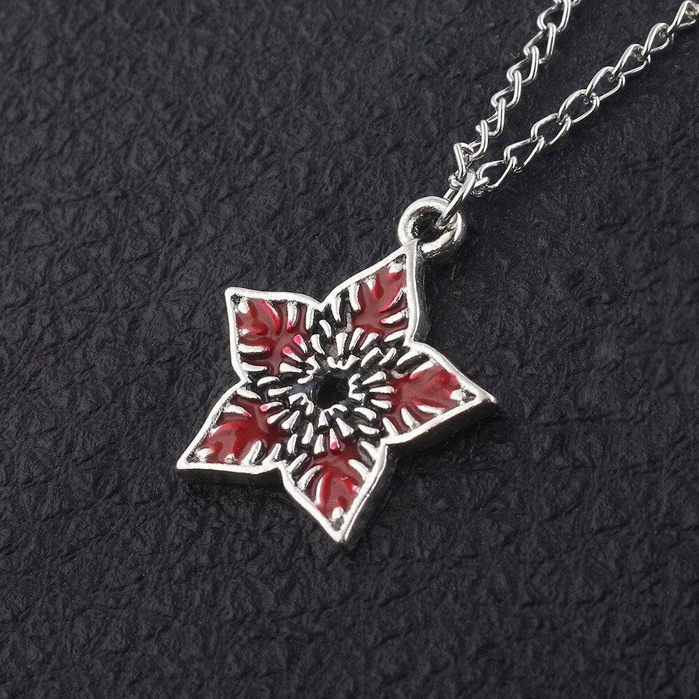 Stranger Things Demogorgon Flower Pendant Necklace – MAITMDROP149
