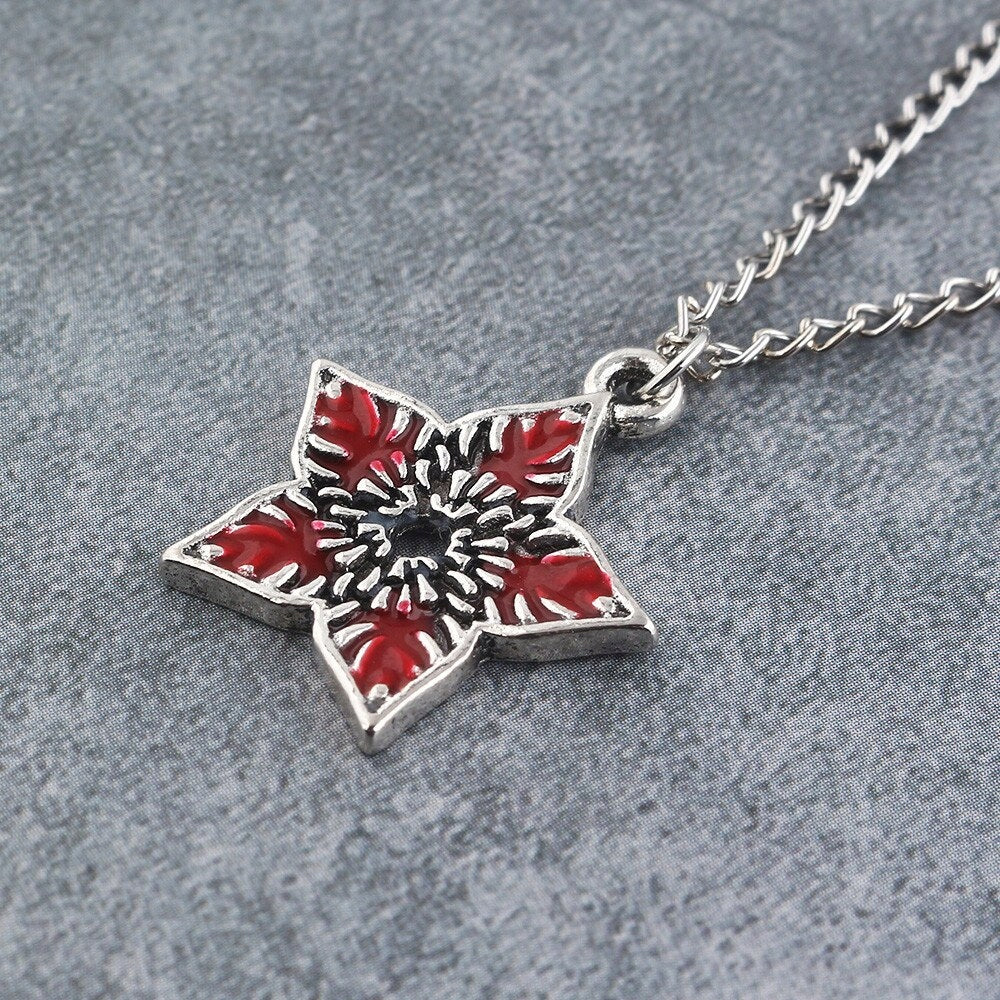 Stranger Things Demogorgon Flower Pendant Necklace – MAITMDROP149