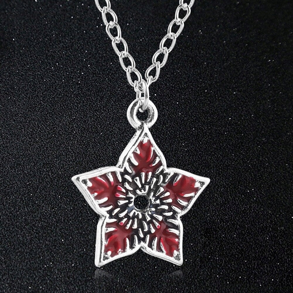 Stranger Things Demogorgon Flower Pendant Necklace – MAITMDROP149
