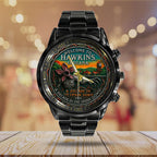Stranger Things 10th Anniversary Coin 2026 Black Stainless Steel Watch – TANTN19007
