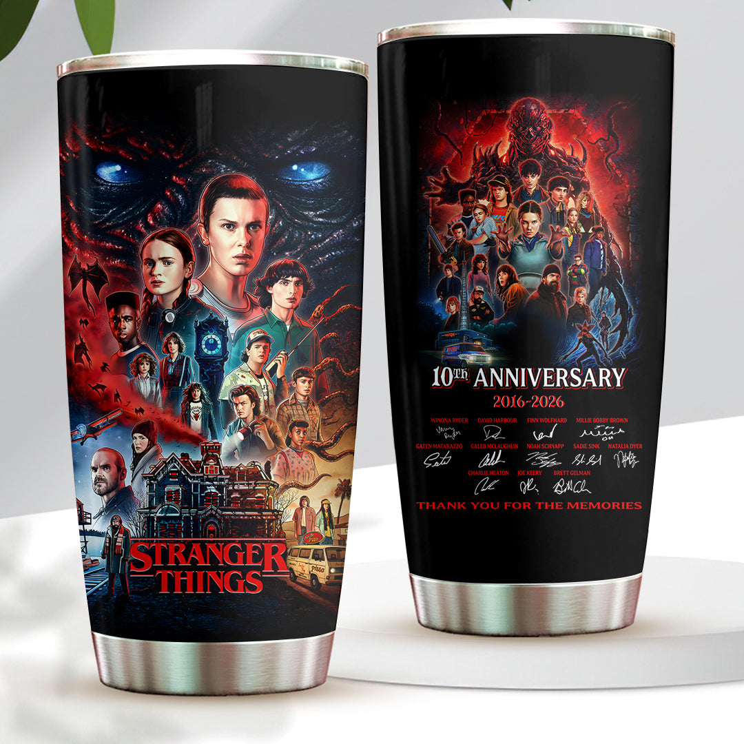 Stranger Things 10th Anniversary Tumbler Cup – HOATT15882
