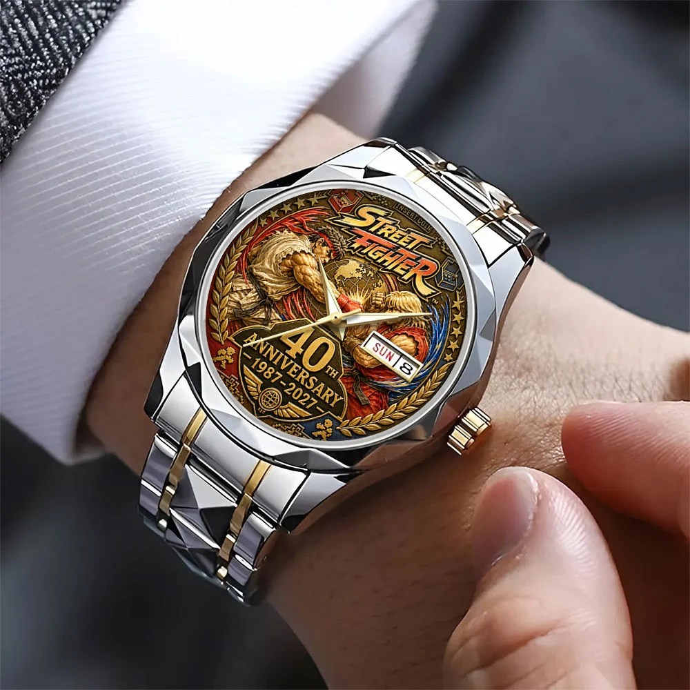 Street Fighter 40th Anniversary Alloy Luxury Quartz Watch – TANTN25130