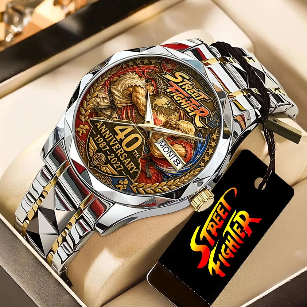 Street Fighter 40th Anniversary Alloy Luxury Quartz Watch – TANTN25130